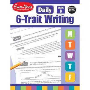 Evan-Moor Daily 6-Trait Writing, Grade 8 Teacher Edition Paperback – Teacher's Edition, April 1, 2013