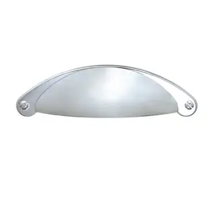 Utopia Alley HW159PLCH021-XX Elgin Bin Pull Handle - Decorative Cabinet Drop Pull Handles, Polished Chrome, 2.5" Center to Center