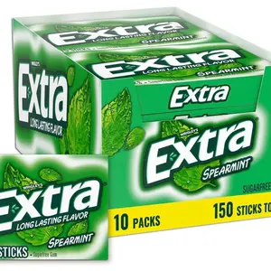 Extra Spearmint Sugar Free Chewing Gum Bulk Pack 15 pcs., 10 pk.