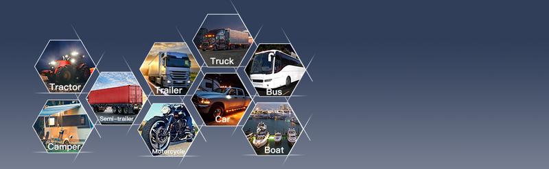 DIBMS 10PCS Red DC12V-24V 4 LED Side Marker Indicator Lights Lamp Front Rear Tail Clearance Lamp Interior Lights with Chrome Bezel Universial for Auto Car Bus Truck Lorry Trailer Boat Deck Courtesy