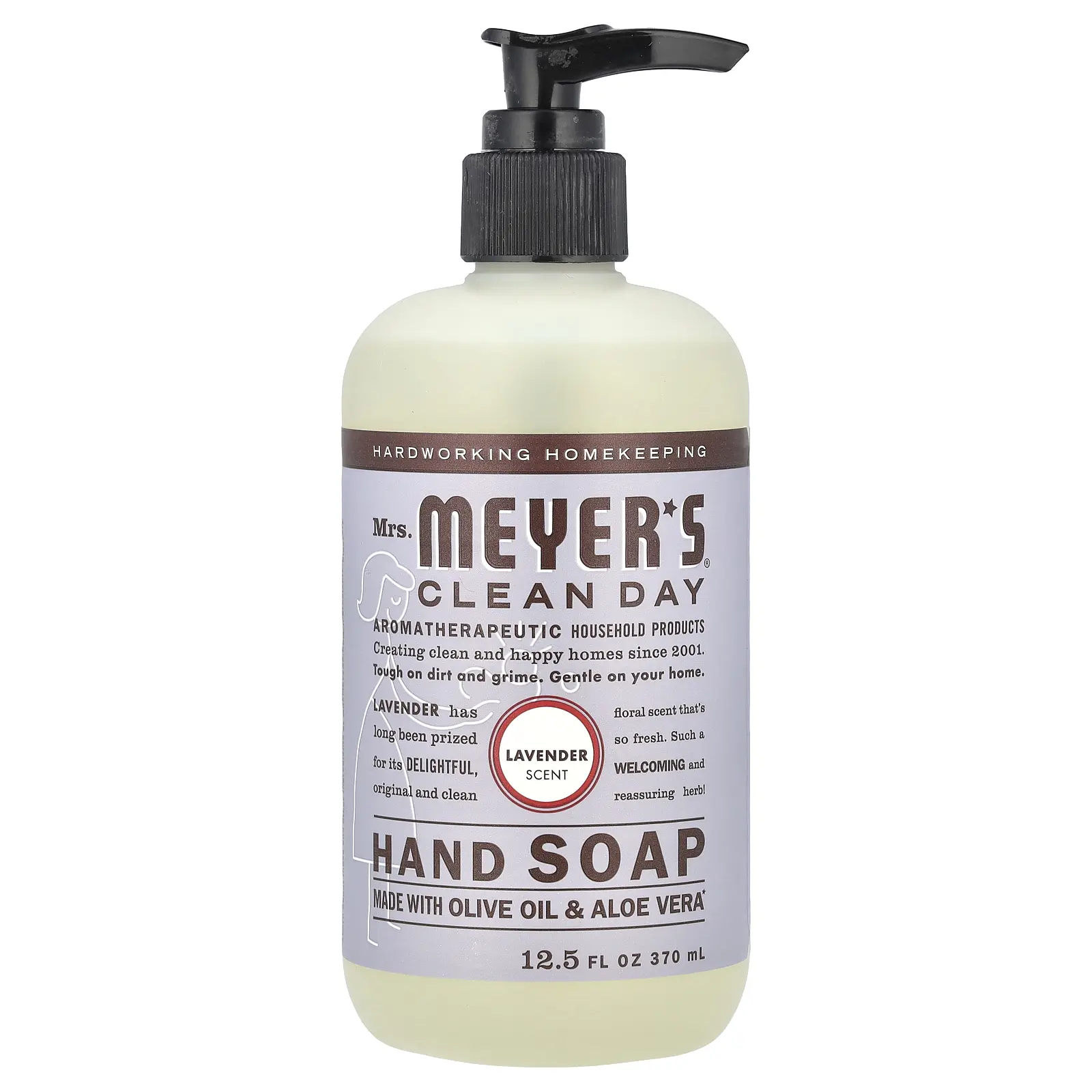 Mrs. Meyers Clean Day Hand Soap, Lavender , 12.5 fl oz (370 ml)