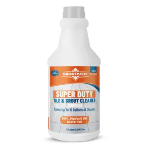 Super Duty Degreaser Heavy Duty Tile & Grout Cleaner for Kitchens, Bathrooms & Floors Removes Grease & Deep Stains Concentrated