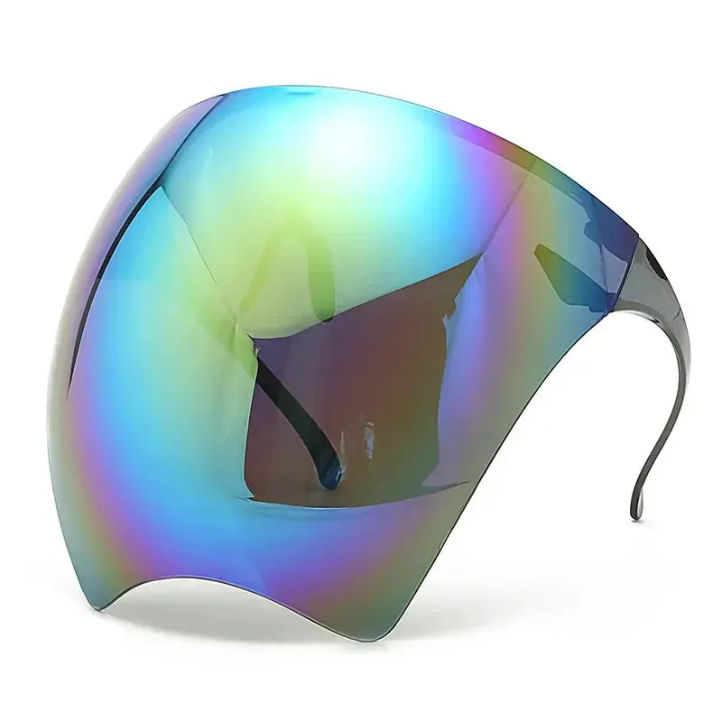 Face Shield Shades – Oversized Mirror Sunglasses
