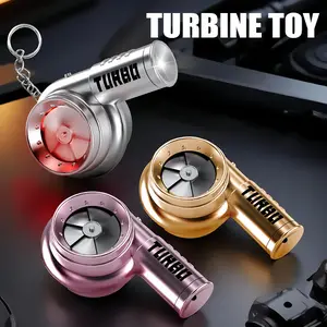 Turbocharged car toys, turbocharged decompression light-up keychain toys
