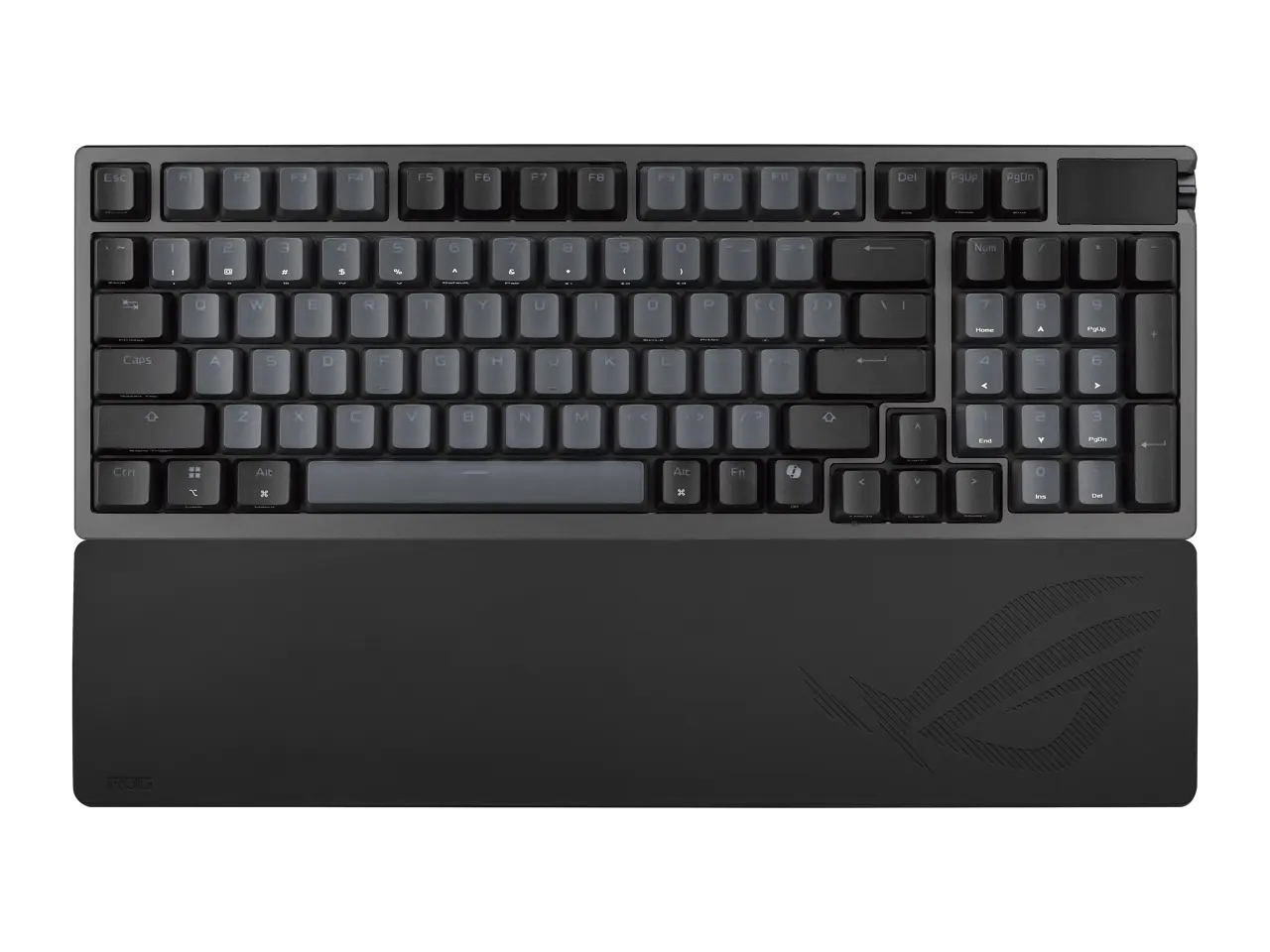 ASUS ROG Azoth 96 HE Wireless Gaming Keyboard, Hall Effect Magnetic Switches, 2.4GHz/Bluetooth, OLED Display, Hot-Swappable, PC