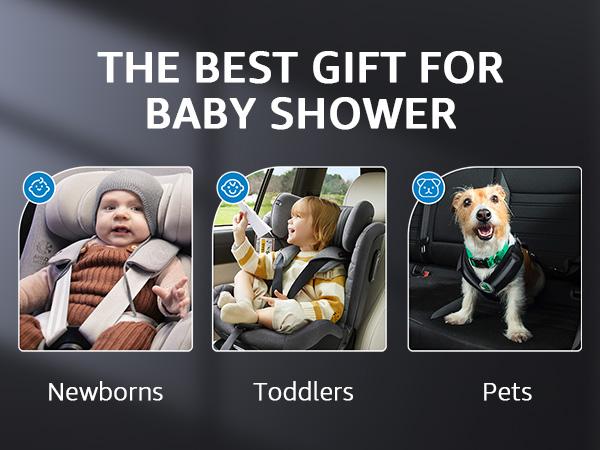 Grownsy Baby Car Camera, Baby Monitor, Baby Car Mirror 4.3'' HD 1080P Display with Night Vision Feature, Easy Install