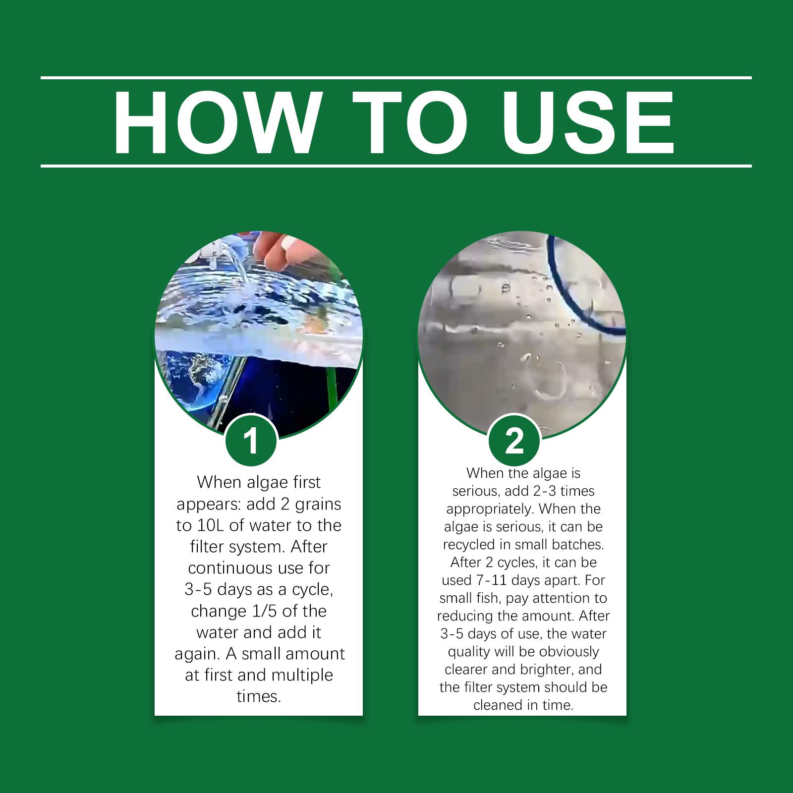 Aquarium Water Purification Tablets, Water Quality Dedicated To Clean Deodorizing Algae Stains Sludge Clear Fish Pond Aquarium Water Purification Tablets for Fish Pond Cleaner Eliminates Cloudy Substances Safely Removes Algae Stains