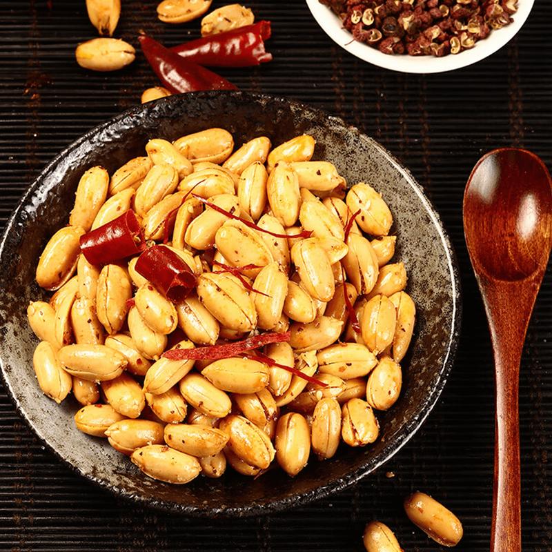 SHAERGE Spicy Peanuts Snack, Crispy & Savory Flavor, 145g (5.1oz) - Perfect for Parties & On-the-Go