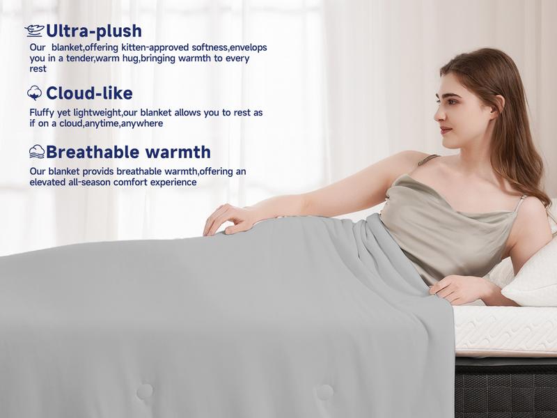 【VALUXE】 Cooling Blanket Queen Size, Lightweight Breathable Comforter for Hot Sleepers, Cold Sleep Technology for Night Sweats, All-Season Use 【VALUXE】 Cooling Blanket Queen Size, Lightweight Breathable Comforter for Hot Sleepers, Cold Sleep Technology for Night Sweats, All-Season Use