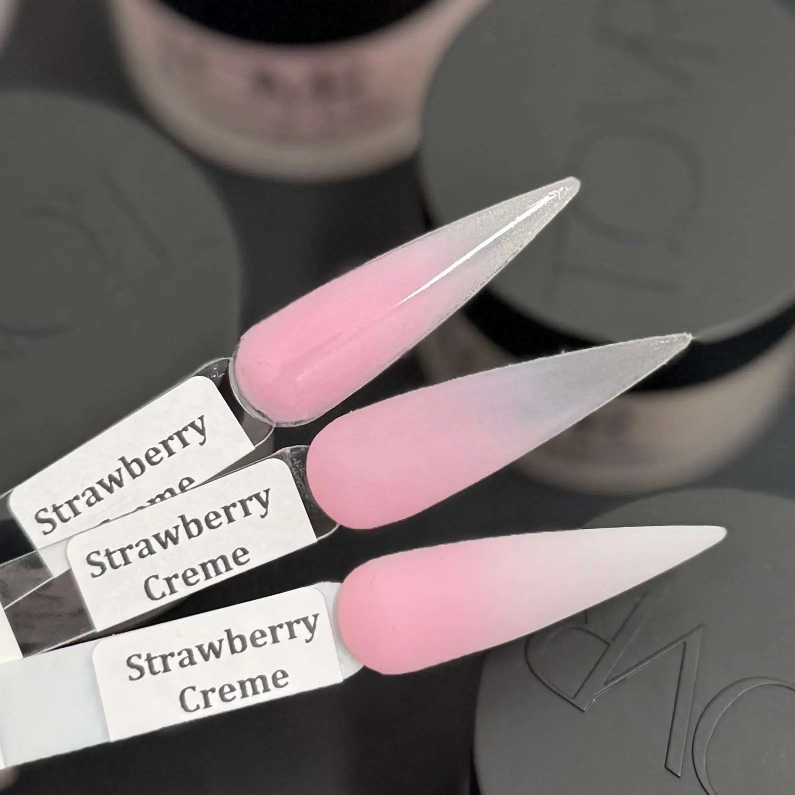 Take Over Advanced Acrylic Nail Extension Powder, "Strawberry Crème" for Nail Art Decoration, Acrylic Nail Powder