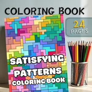 This book contains 24 single-page hand-drawn illustrations with simple designs, making them easy to color. It's perfect for giving as a thoughtful gift to friends, family, or loved ones for holidays, birthdays, or any special occasion.