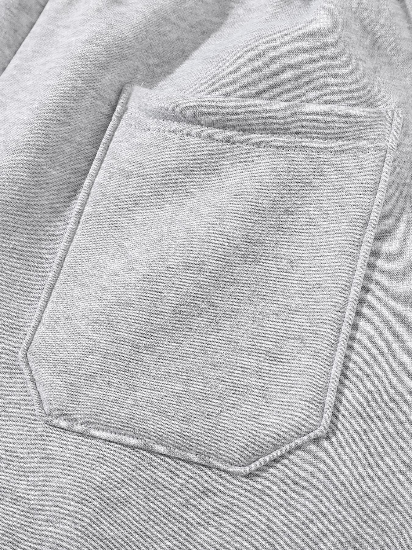 2-Piece Men's Solid Fashion Sweatpants, Versatile Year-Round Wear, Ideal for Autumn and Winter