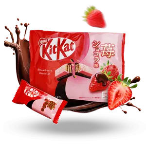 Nestlé KitKat Chocolate Strawberry Wafer Bars, 104g (Japan Import) – Single Pack