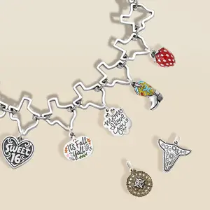 JA Jewelry single multi-element pendant—cute, fun, fashionable, and exquisite.It can be DIYed into bracelets or necklaces, a staple for everyday fashion and an exquisite gift for family, loved ones, and friends, making it the perfect choice for holidays l