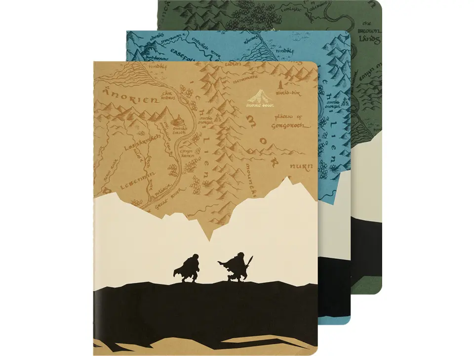 Moleskine Limited Edition The Lord of the Rings Cahier Journal Set (3 Pcs) - Ruled Pages, FSC Paper, Boxed Notebook Diaries, Journaling Supplies, Collectibles, Bookish Things, Durable Aesthetic Office Stationery