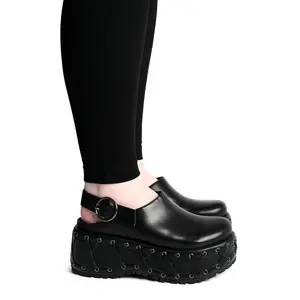 Corseted Platform Clogs Corseted Platform Clogs