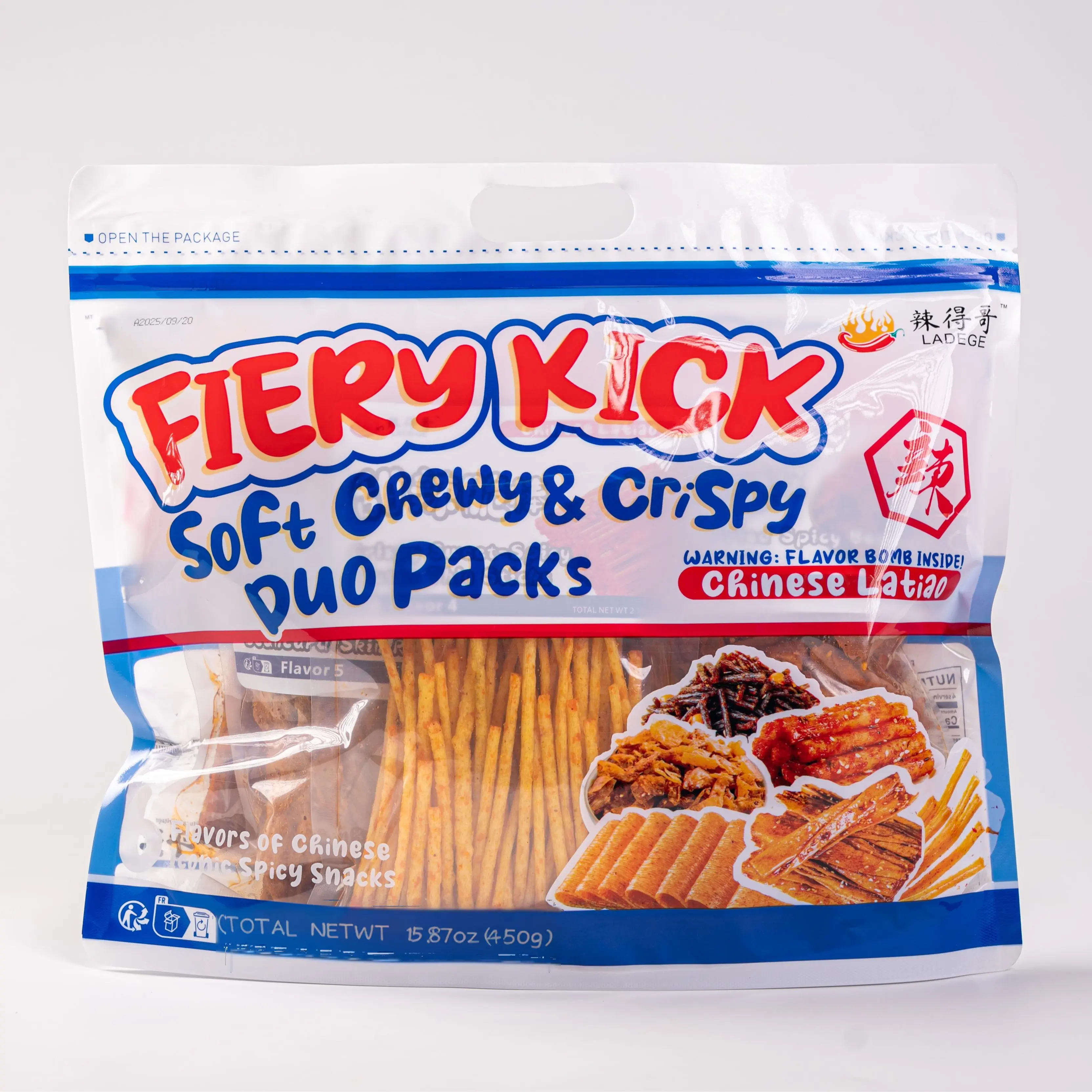 LADEGE Chinese Spicy Strips Variety Pack – Classic Hot Snack LADEGE Chinese Spicy Strips Variety Pack – Classic Hot Snack