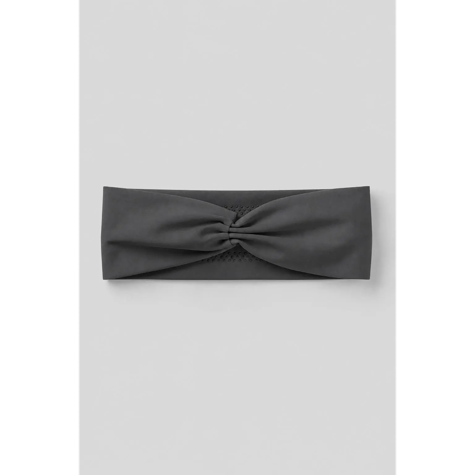 AirLuxe Sports Headband, Melange Grey, Grip Inside, High-Perf. for Workout & Run