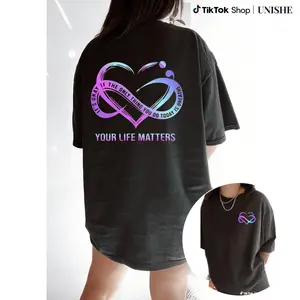 Support Suicide Prevention Awareness – Your Life Matters Mental Health Tee