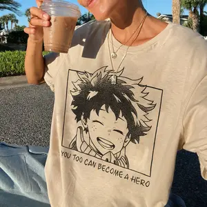 Deku Tshirt, Anime Tshirt, Gift For boy and girl