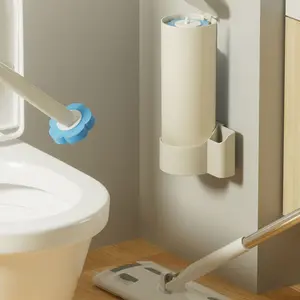 Toilet Scrubber Kit with Self-Cleaning Disposable Pads – No pre-rinse, no mess, no odor! Simplify your bathroom routine and keep it fresh with zero hassle.