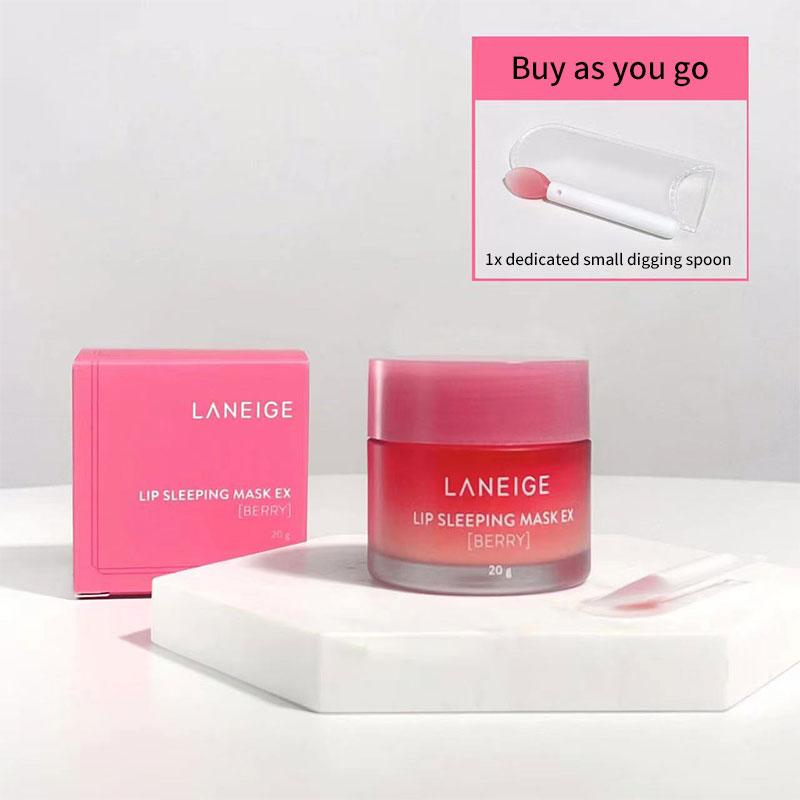 Original LANEIGE 20g Strawberry Fruit Lip Sleeping Mask Moisturize Nourish Lip Balm Fade Lip Lines Lip Care Korean Cosmetics