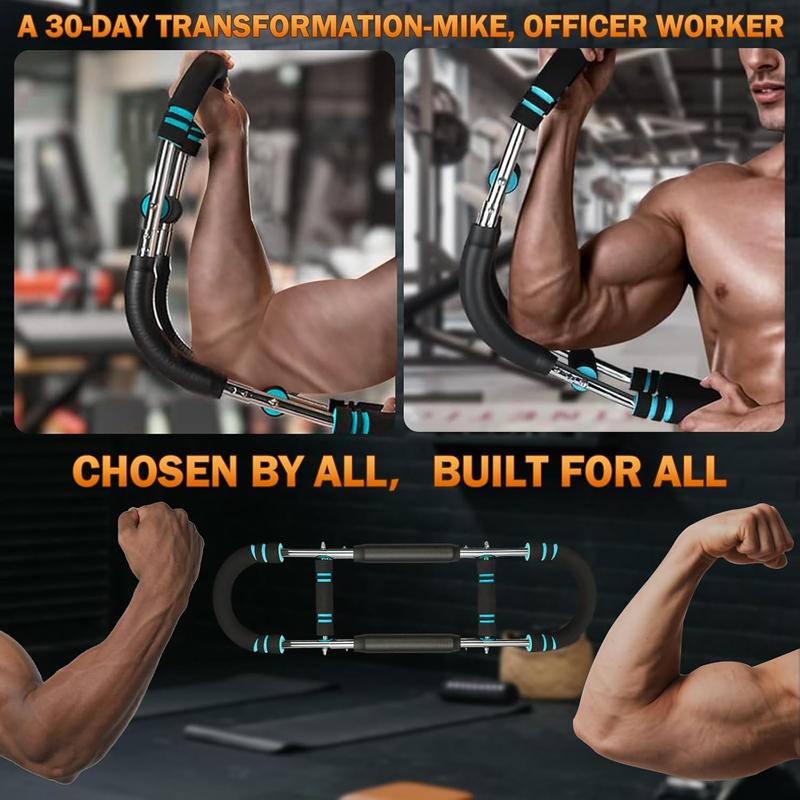 Twister Arm Trainer, Adjustable Chest Workout Equipment, Arm Trainer for Men, Arm Exercise Equipment, Chest Trainer for Men, Shoulders and Forearms Muscle Training Fitness Equipment Twister Arm Trainer, Adjustable Chest Workout Equipment, Arm Trainer for Men, Arm Exercise Equipment, Chest Trainer for Men, Shoulders and Forearms Muscle Training Fitness Equipment