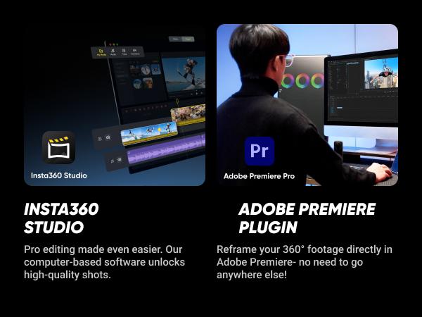 Insta360 X4 - 8K Waterproof 360 Action Camera, 4K Wide-Angle Video, Invisible Selfie Stick, Removable Lens Guards, 135 Min Battery Life, AI Editing, Stabilization, for Sports, Travel, Outdoor