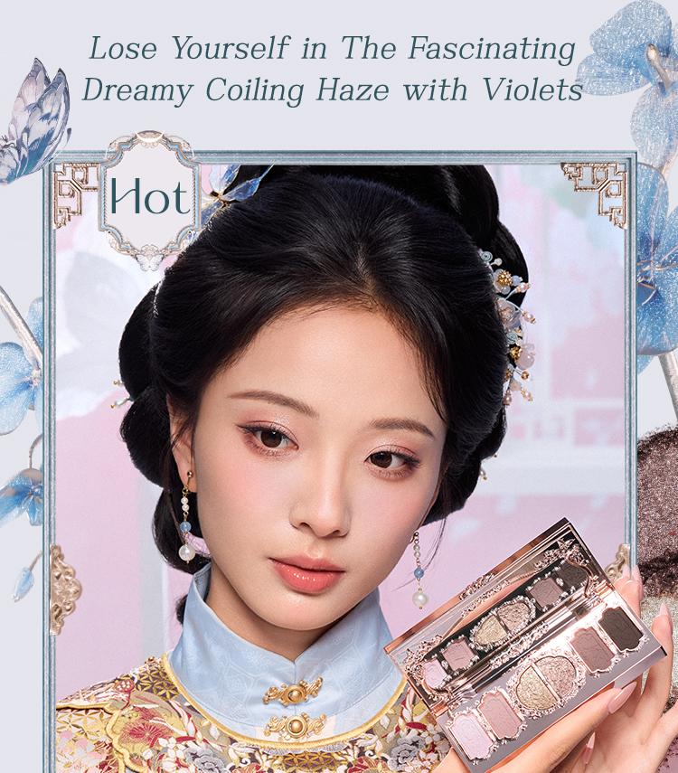 Flower Knows Butterfly Cloud Collar Collection Embossed Six-Color Makeup Palette