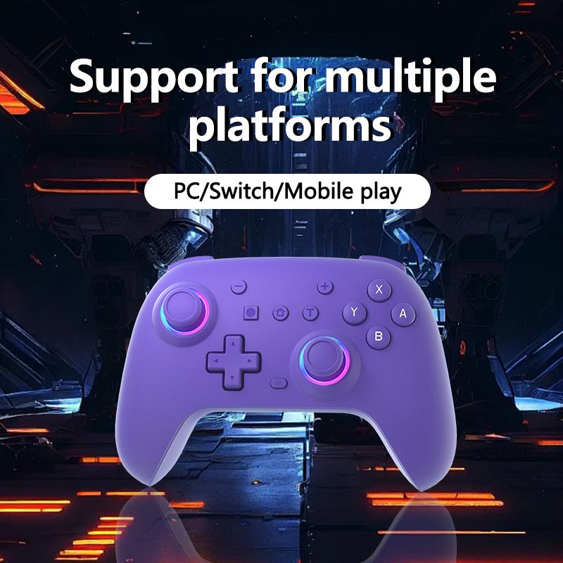 YUYIU Wind Chaser 1 Multi-Platform Wireless Controller for Switch PC Steam with Hall Effect Joystick Dual Vibration Macro Back Buttons 1000Hz Polling 6-Axis Gyro & Turbo