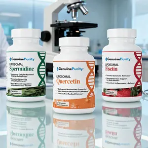 Genuine Purity Cellular Reset Supplement Bundle Promotes Cellular Renewal for Healthy Aging, Reduces Inflammation and Promotes Overall Longevity