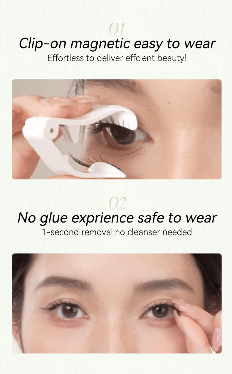 WOSADO Botanic Collection Extended- Band Soft Magnetic Eyelashes All-in-One Box Waterproof Reusable Glue-Free Eyeliner-Free Makeup Cosmetic WOSADO Botanic Collection Extended- Band Soft Magnetic Eyelashes All-in-One Box Waterproof Reusable Glue-Free Eyeliner-Free Makeup Cosmetic