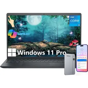 Dell Inspiron 15 3530 Touchscreen Laptop - 15.6" FHD Display, Intel Core i5-1334U, 64GB RAM, 2TB PCIe SSD, Windows 11 Pro, Numeric Keypad, Copilot, Wi-Fi 6