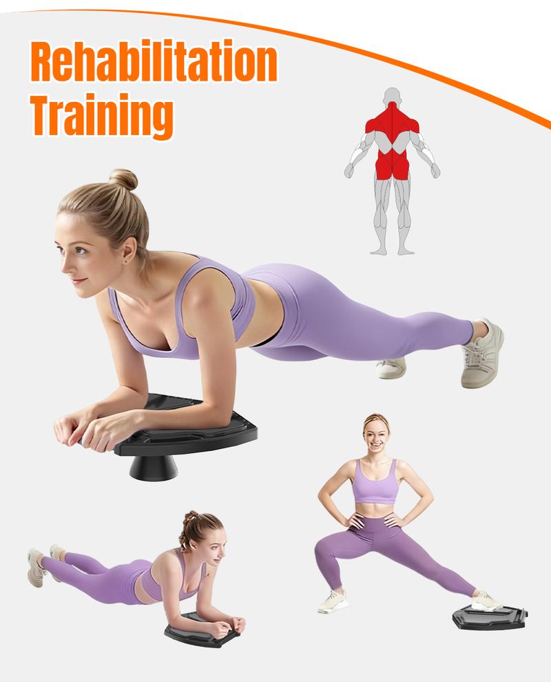 RELIFE REBUILD YOUR LIFE 7-in-1 Pilates Reformer Board, Ab & Core Workout Machine, Foldable Home Pilates Reformer Full Body Training, 330LBS Capacity