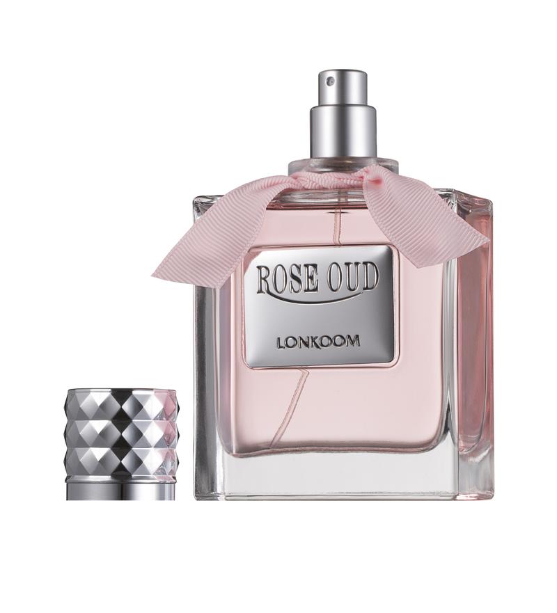 Lonkoom OUD PINK 100ml Floral Fruity Note for Women, Long Lasting Perfume Fragrance Box
