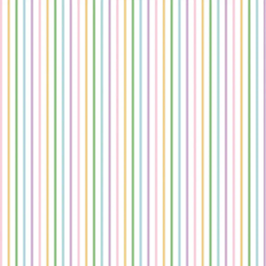 Fabric Riley Blake Easter Ticking Stripe Seasonal Basics by the Quarter Yard C775-EASTER