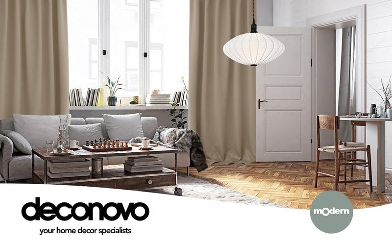 Deconovo 52W Plain Curtains 2 Panels Back Tab and Rod Pocket Thermal Insulated Room Darkening