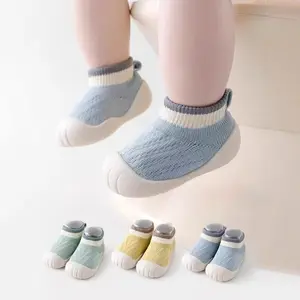 Baby Socks with Non Slip Sole for Toddlers Indoor Shoes Baby Walking Shoes Toe Protection