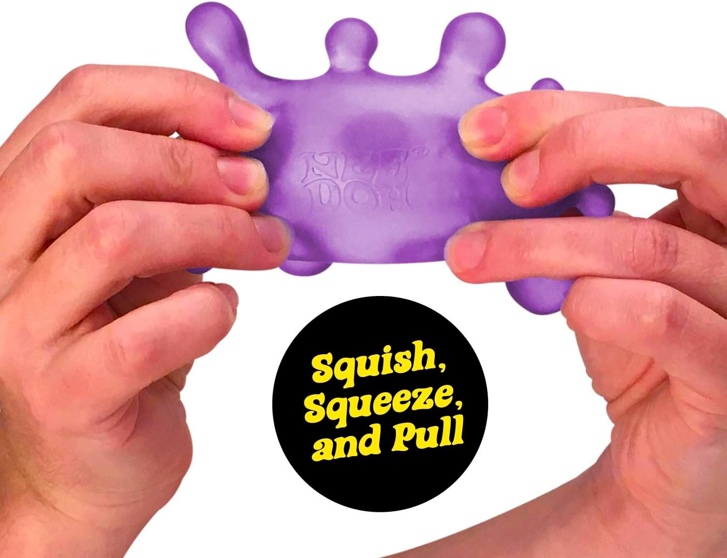 NeeDoh SplootSplat -The Splat That Sploots - Sensory Toy to Squish, Squeeze, and Pull, Premium Stretchable Stress Relief Toy - Ages 3 and Up - Color May Vary; One Per Pack