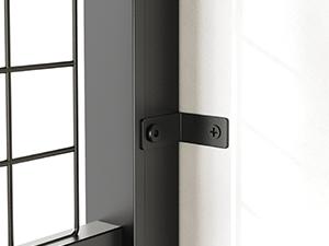 Twin Loft Bed with LED Lights, L-Shaped Desk & Built-in Charging Station, Metal Bunk Bed with Shelves, Guardrail for Teens, Adults, Space Saving, Black and Rustic Brown