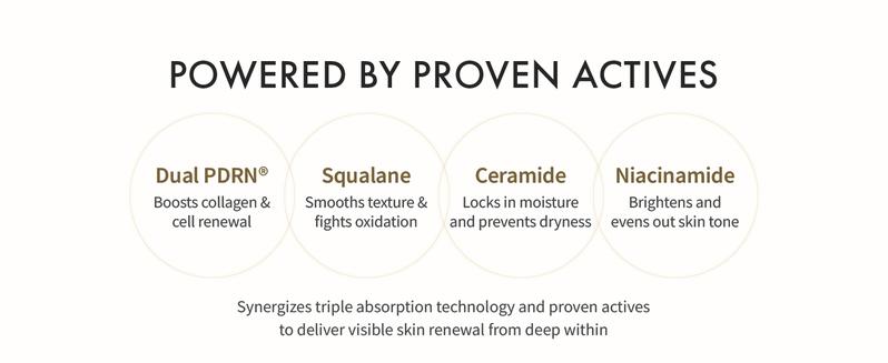 REJURAN Dual Effect Ampoule, DOT DUAL c-PDRN - Rejuvenating Face Serum for Radient Glass Skin, Wrinkle and Fine Line Treatment, Firming, and Deep Hydration, Korean Skincare (1.69 fl oz)