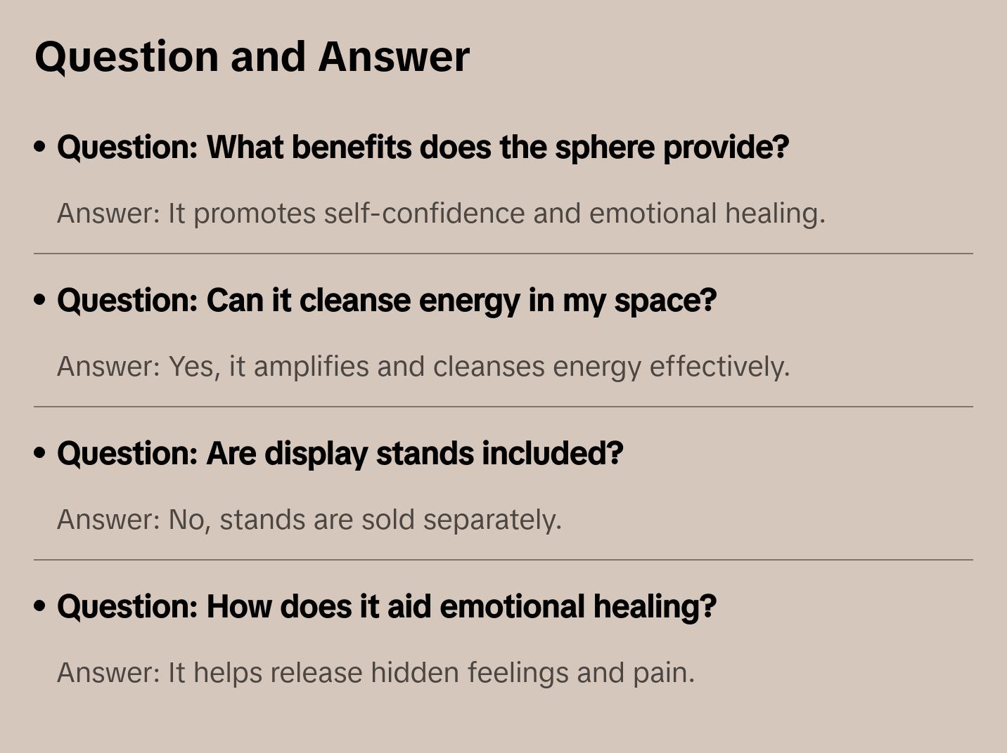 Pink Calcite Sphere Decor Ornaments