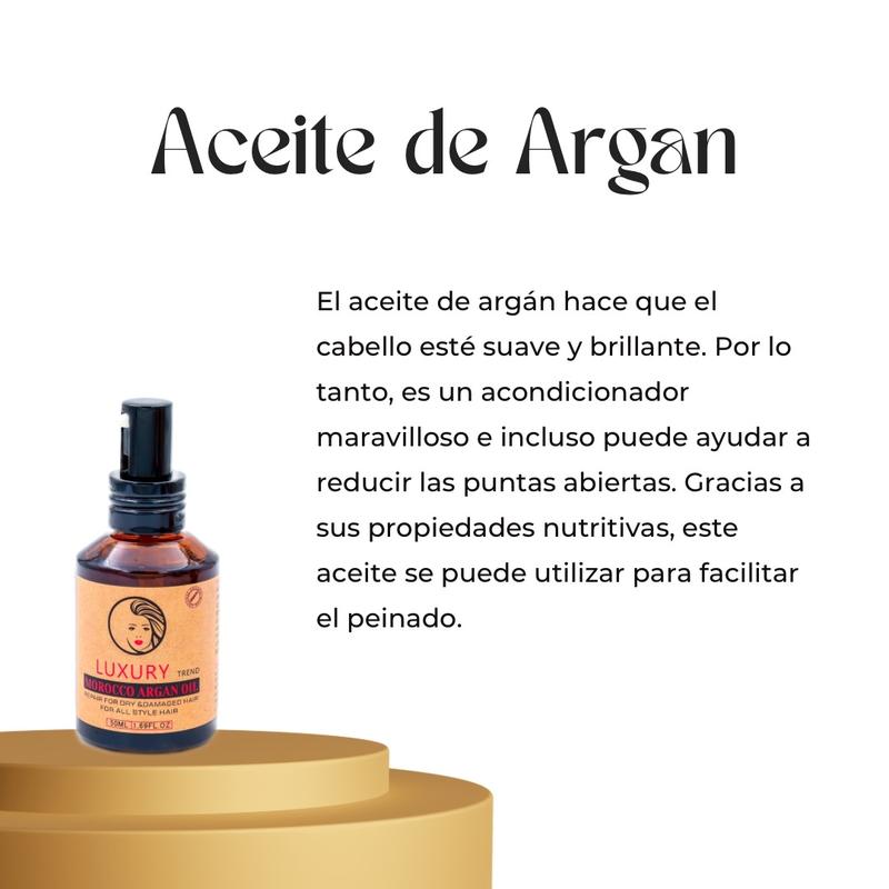 Luxury Trend set para eliminar el frizz del cabello a base de Keratina y collagen hidrata,nutre y elástica el cabello