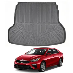 Canvcle Custom Fit Cargo Liner for Kia Forte 2019-2024 All Weather TPE Anti-Slip High Side Eco-Friendly Scratch-Resistant Trunk 3D Fit
