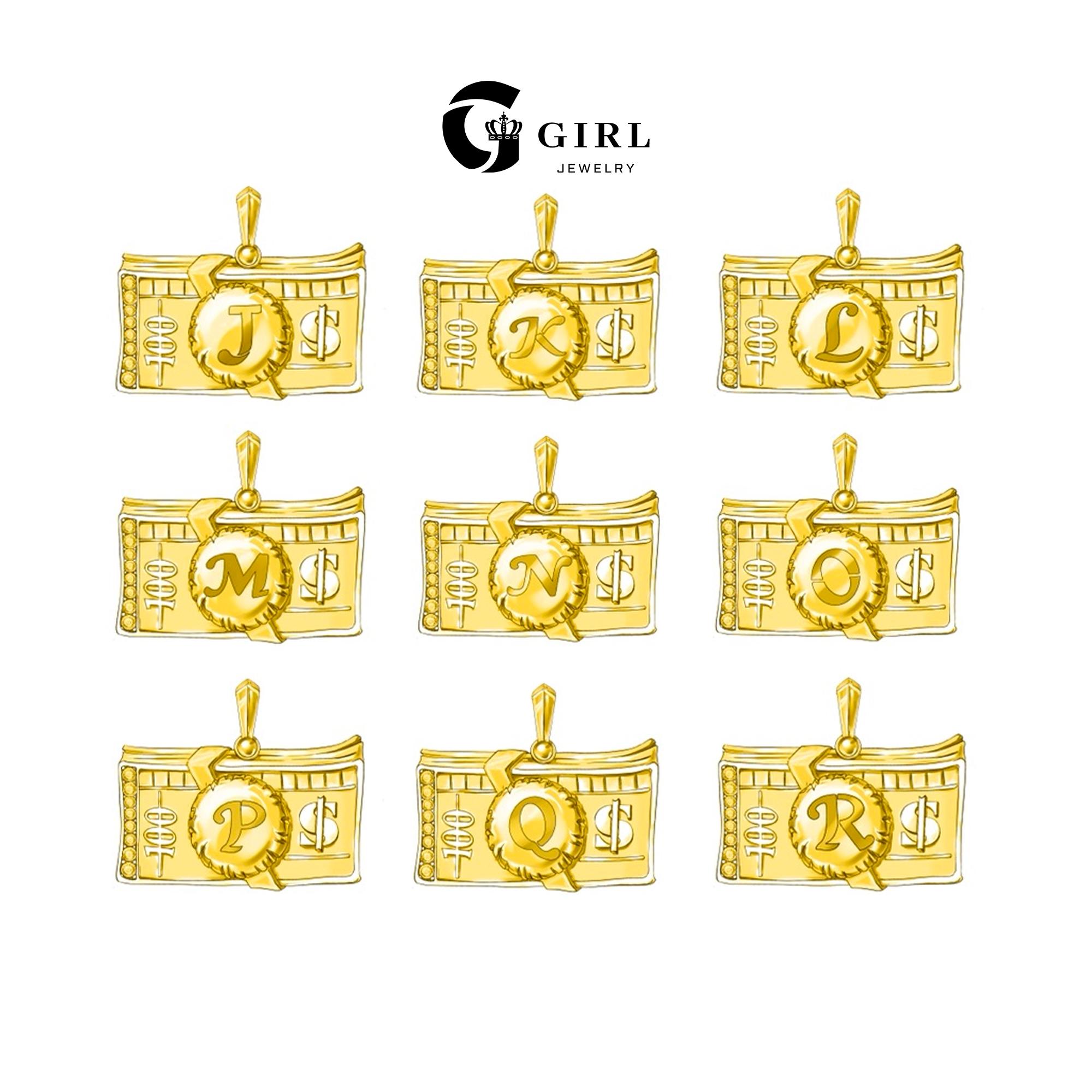 GGIRL 18K Gold Plated Initial Letter Pendant Necklace for Men & Women with Artificial Zircon Elegant Durable Design Perfect for Daily Wear Fashion Jewelry Gift for Holiday Haul Christmas Birthdays Anniversaries