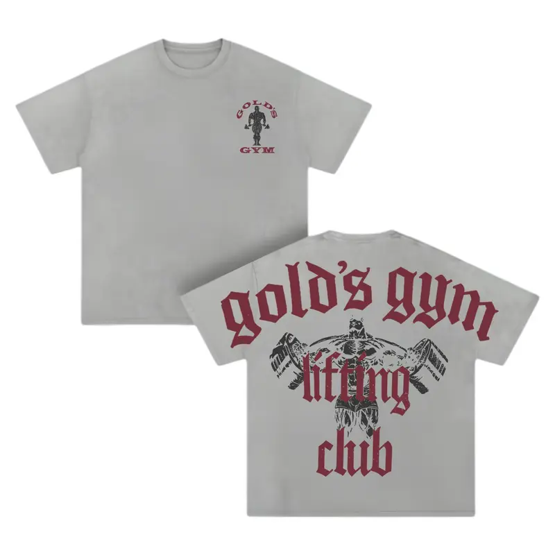 Darc Sport x Gold's Gym Collab T-Shirt – Vintage Washed Oversized