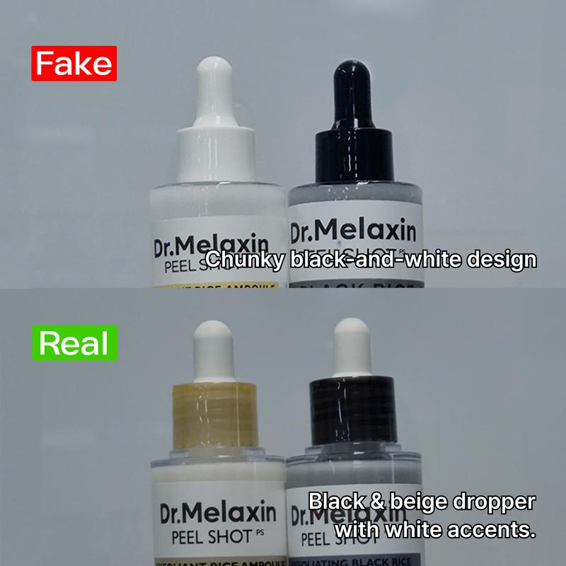 [Dr.Melaxin Official] Peel Shot Care Set | Peel Shot Amples (Black Rice & White Rice) + Peel Shot Toner Rice Exfoliating Ferment  Extract Korean Cosmetics Skin Repair