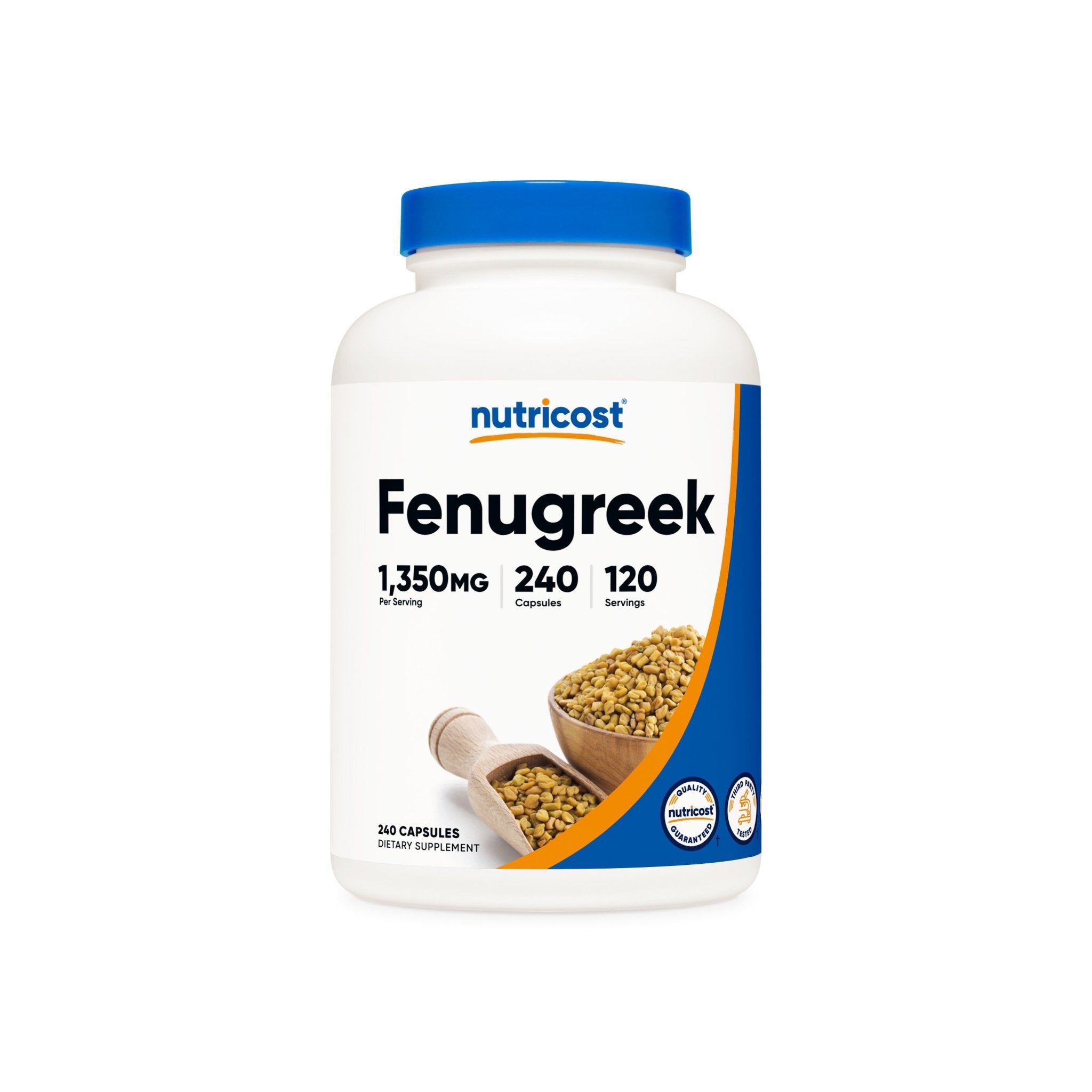 Nutricost Fenugreek Capsules Supplement - 240 Capsules
