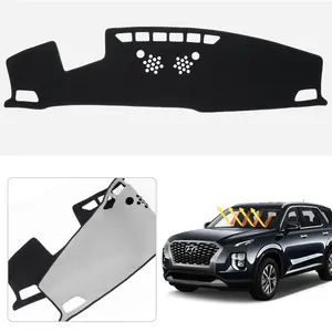 Canvcle Hyundai Palisade SE SEL 2020-2025 Custom Fit Dashboard Cover Non-Slip Sunshade UV Protection Anti-Glare Mat for SUVs with HUD