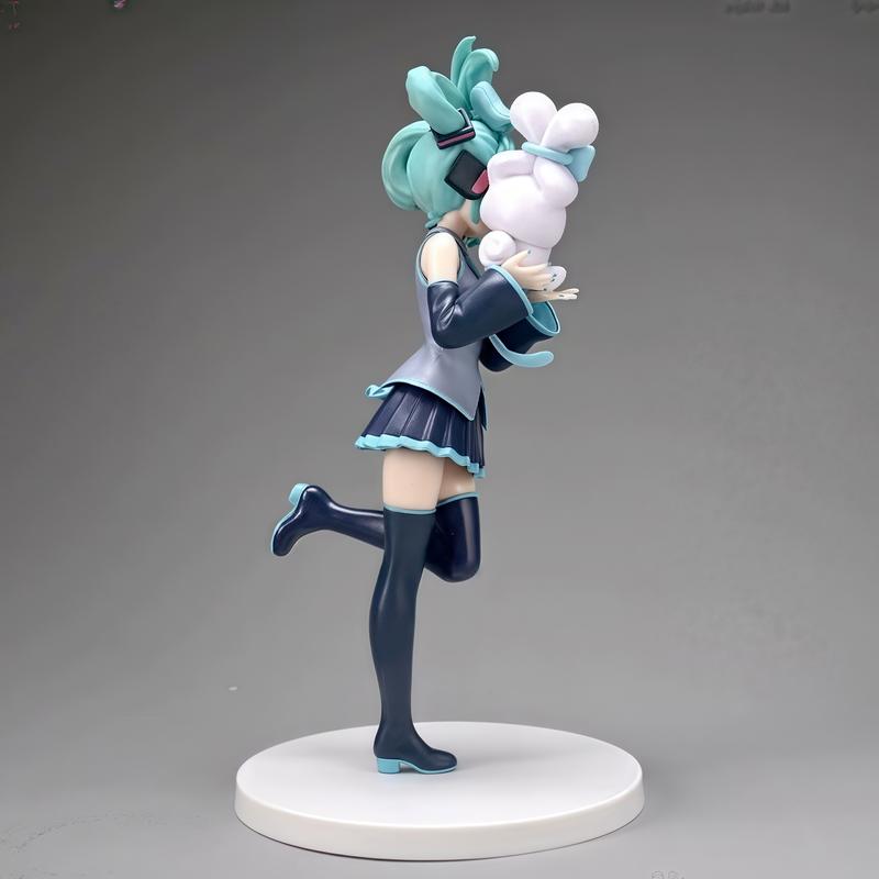 Hatsune Miku anime beautiful girl figure big ears Yugui Dog Hatsune MIKU model doll desktop/chassis/car/gift/ornament Hatsune Miku anime beautiful girl figure big ears Yugui Dog Hatsune MIKU model doll desktop/chassis/car/gift/ornament